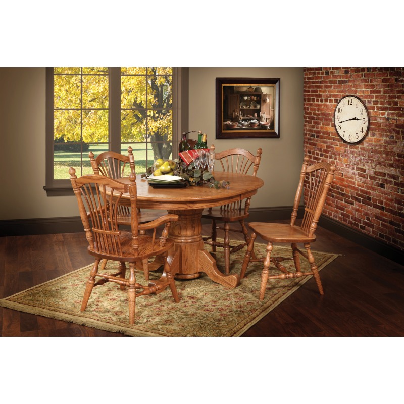 48x60 2L12" Table WH48602L by Trailway Amish at Wendells Furniture